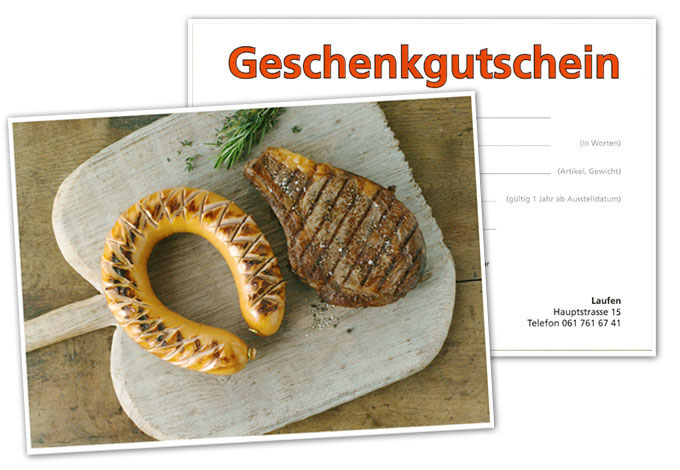 Metzgerei Fleischwaren Delikatessen Partyservice Catering Feinkost Rolf Henz Basel-Riehen Laufen